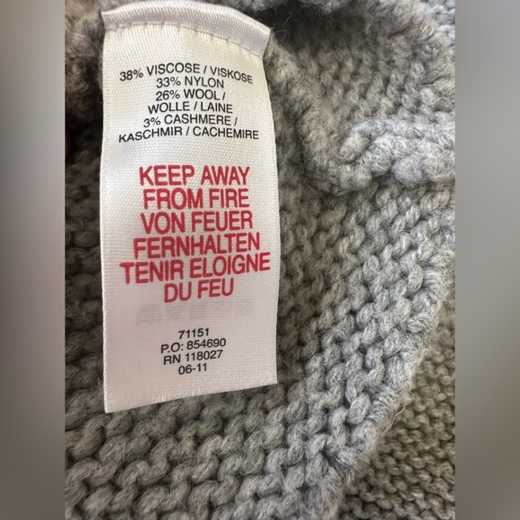 Baby Boden Gray Wool/cashmere blend sweater 18-24 months - Picture 8 of 9